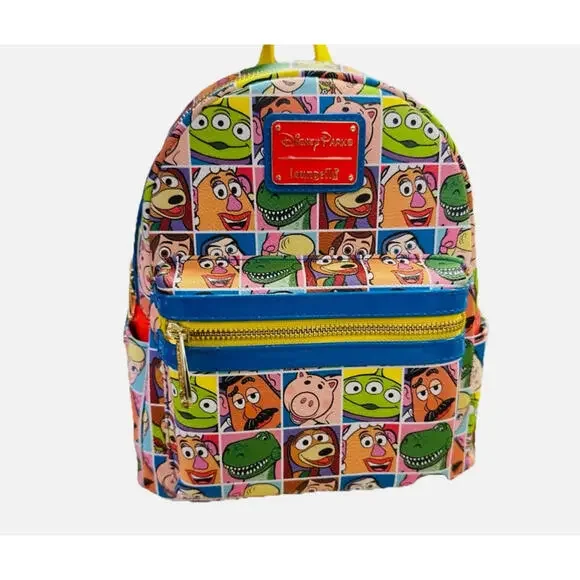 Disney Parks Loungefly Pixar Toy Story Mini Backpack Bag New 2024 Woody and Buzz Loungefly Mini Backpacks Get Updated New Look  main image 4